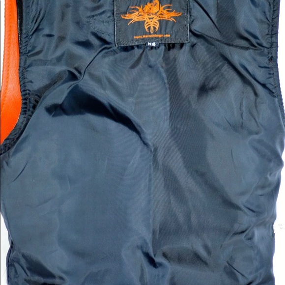 Harley Davidson Youth Boy's Leather Vest Black XS - Picture 4 of 6